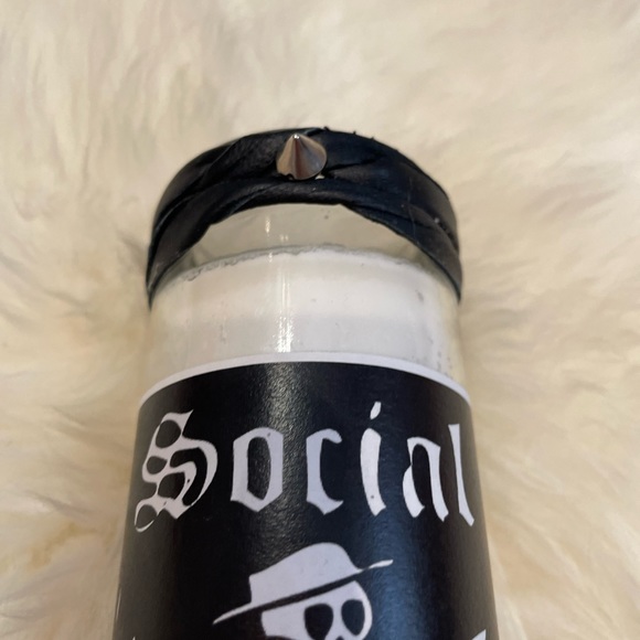 Social Distortion Pillar Candle - Picture 4 of 4